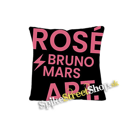 ROSÉ & BRUNO MARS - APT - Pink 2 - vankúš