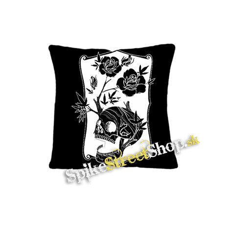 SKULL FLOWER - vankúš