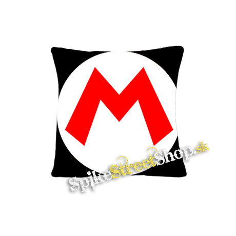 SUPER MARIO - Red Logo Crest - vankúš