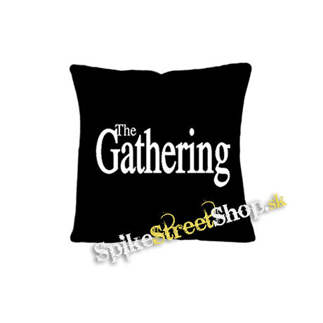 THE GATHERING - Logo White - vankúš