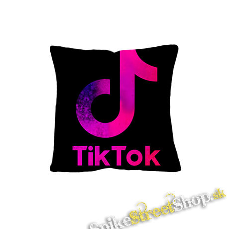 TIK TOK - Logo Rainbow - vankúš