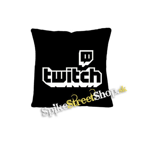 TWITCH - White Logo Sign - vankúš