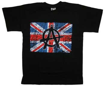 ANARCHY na U.K. zástave - pánske tričko