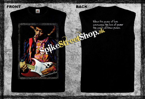 JIMI HENDRIX - Portrait - čierne pánske tričko bez rukávov
