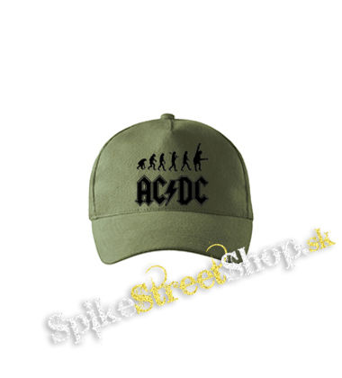 ACDC - Hardrock Evolution - olivová šiltovka army classic