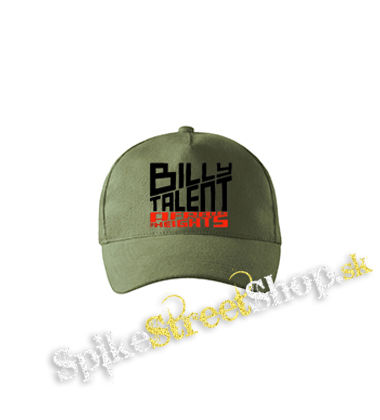 BILLY TALENT - Afraid Of Heights - olivová šiltovka army classic