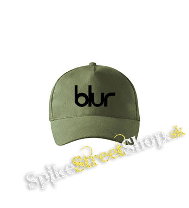 BLUR - Logo - olivová šiltovka army classic