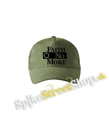 FAITH NO MORE - Logo - olivová šiltovka army classic