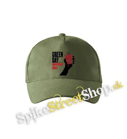 GREEN DAY - American Idiot - olivová šiltovka army classic
