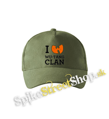I LOVE WU TANG - olivová šiltovka army classic