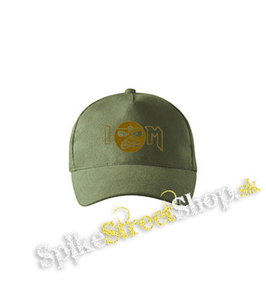 IRON MAIDEN - I Love Iron Maiden Yellow Eddie - olivová šiltovka army classic