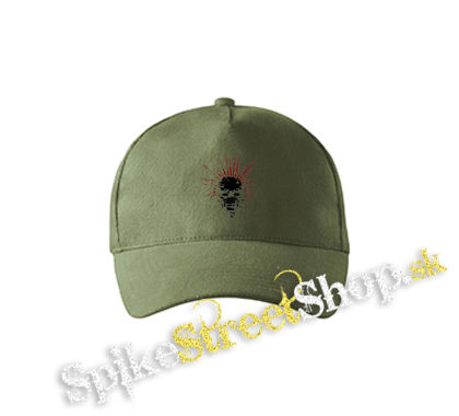 SKULL RAYS - olivová šiltovka army classic