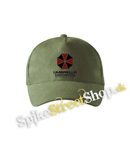UMBRELLA CORPORATION - Our Business Is Life Itself - olivová šiltovka army classic