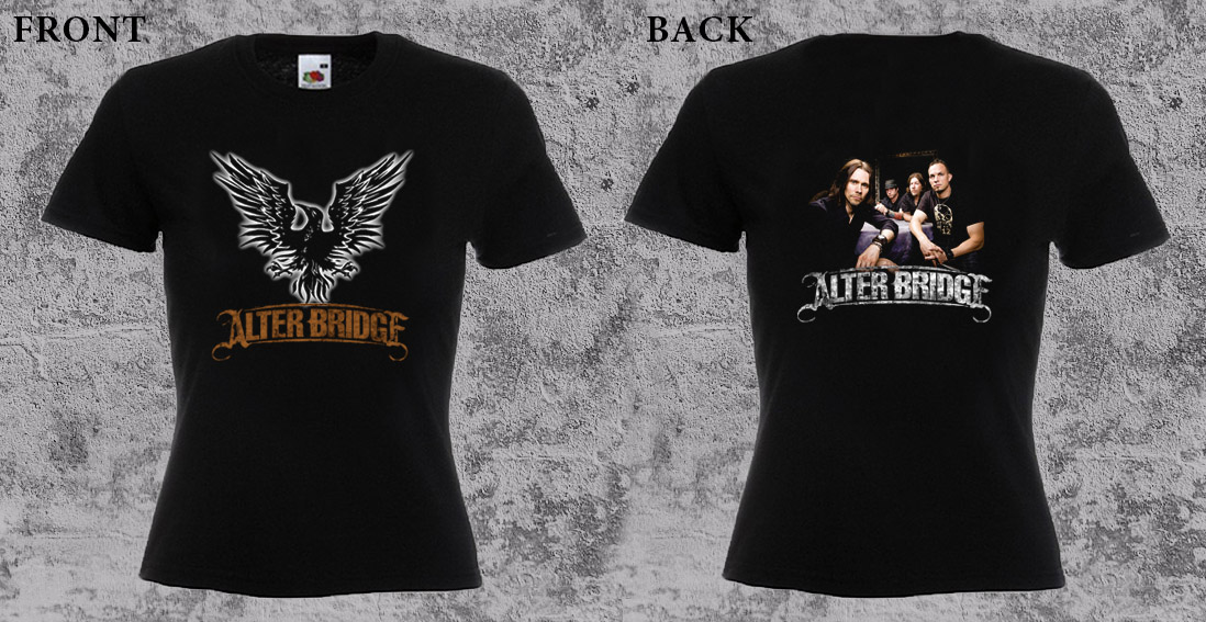 ALTER BRIDGE - Logo & Band - dámske tričko