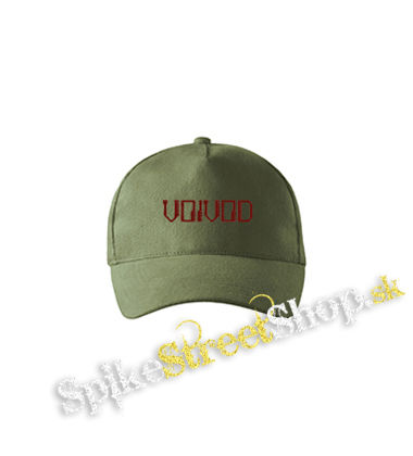 VOIVOD - Red Logo - olivová šiltovka army classic