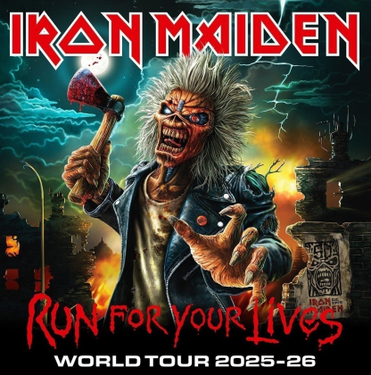 Fotonášivka IRON MAIDEN - Run For Your Lives - World Tour 2025-2026