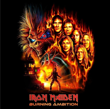 Fotonášivka IRON MAIDEN - Burning Ambition