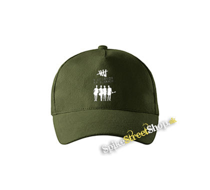 5 SECONDS OF SUMMER - Logo & Band - zelená šiltovka vo farbe "military green"