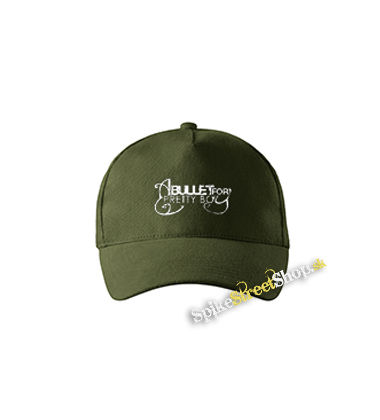 A BULLET FOR PRETTY BOY - zelená šiltovka vo farbe "military green"