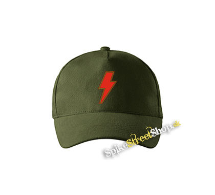 ACDC - Power Up Sign Crest - zelená šiltovka vo farbe "military green"