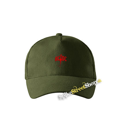 ACDC - Wings - zelená šiltovka vo farbe "military green"