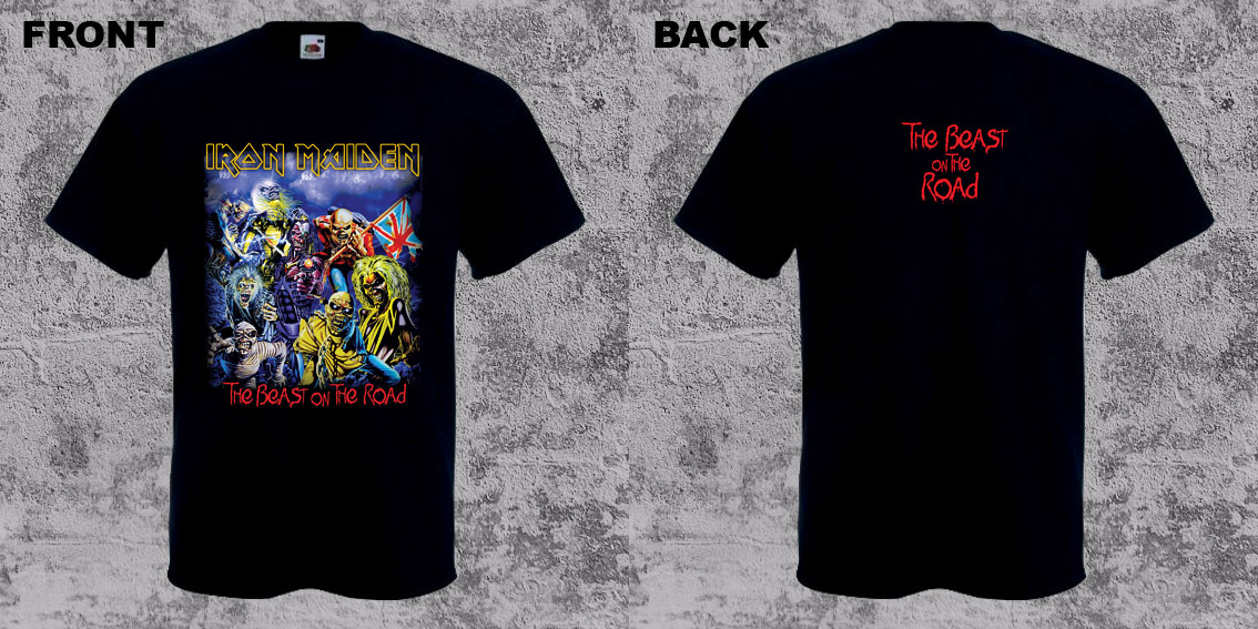 IRON MAIDEN - The Best On The Road - čierne pánske tričko