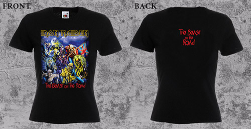 IRON MAIDEN - The Best On The Road - dámske tričko
