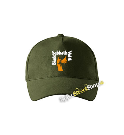 BLACK SABBATH - Vol.4 - zelená šiltovka vo farbe "military green"