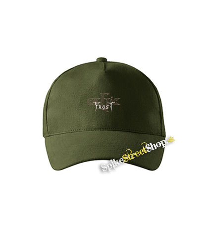 CELTIC FROST - Logo White - zelená šiltovka vo farbe "military green"