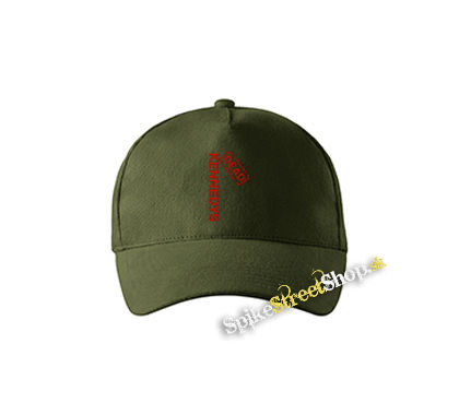 DEAD KENNEDYS - Red Logo 2 - zelená šiltovka vo farbe "military green"