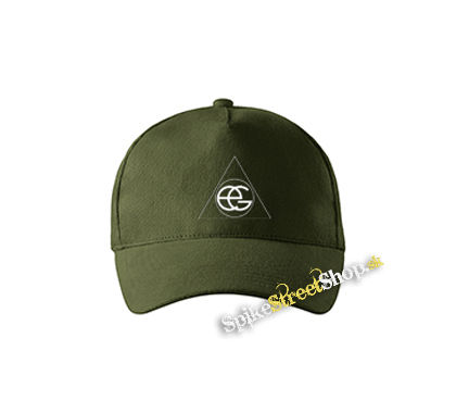 ELLIE GOULDING - Logo - zelená šiltovka vo farbe "military green"
