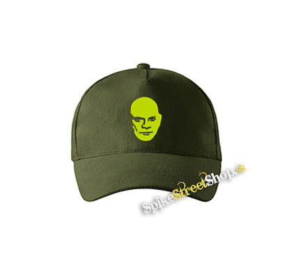 FANTOMAS - zelená šiltovka vo farbe "military green"