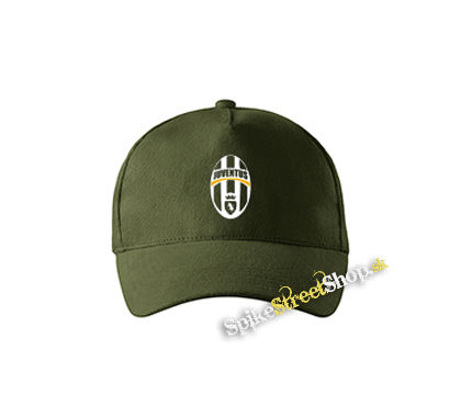 FC JUVENTUS - Logo Motive 1 - zelená šiltovka vo farbe "military green"