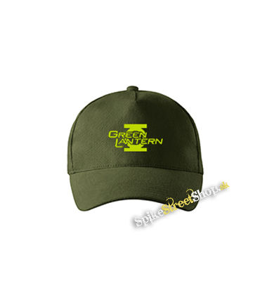 GREEN LANTERN - Logo Motive 2 - zelená šiltovka vo farbe "military green"