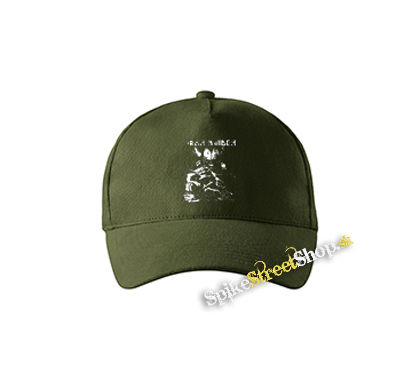 IRON MAIDEN - Virtual XI - zelená šiltovka vo farbe "military green"