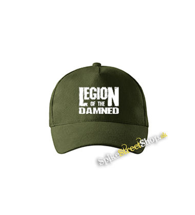 LEGION OF THE DAMNED - Logo - zelená šiltovka vo farbe "military green"
