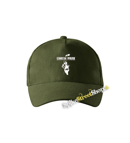 LINKIN PARK - Hybrid Theory Icon - zelená šiltovka vo farbe "military green"