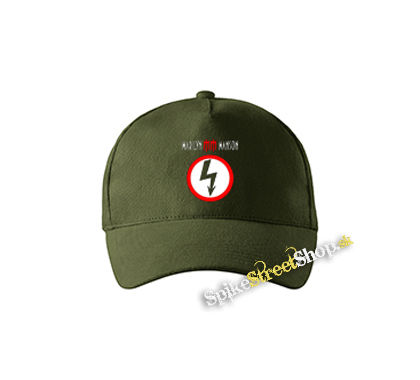 MARILYN MANSON - The Cult - zelená šiltovka vo farbe "military green"