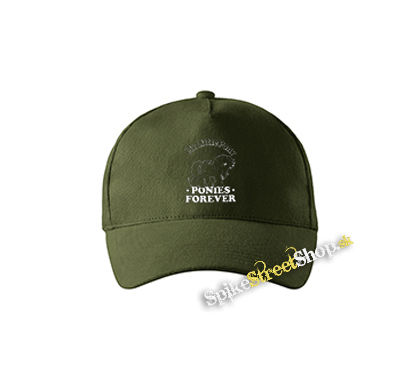 MY LITTLE PONY - Ponies Forever - zelená šiltovka vo farbe "military green"