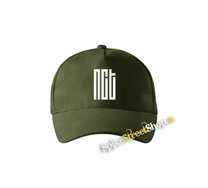 NCT - Logo - zelená šiltovka vo farbe "military green"