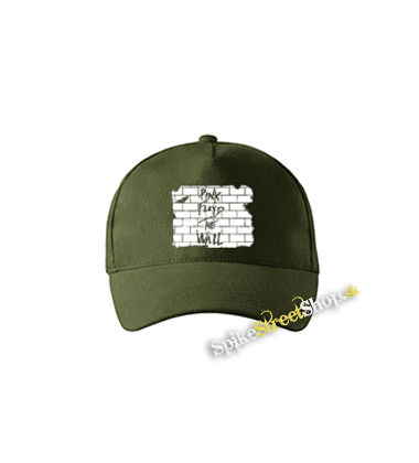 PINK FLOYD - The Wall Vintage - zelená šiltovka vo farbe "military green"