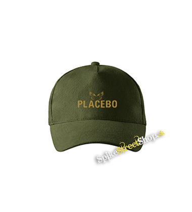 PLACEBO - Wings - zelená šiltovka vo farbe "military green"
