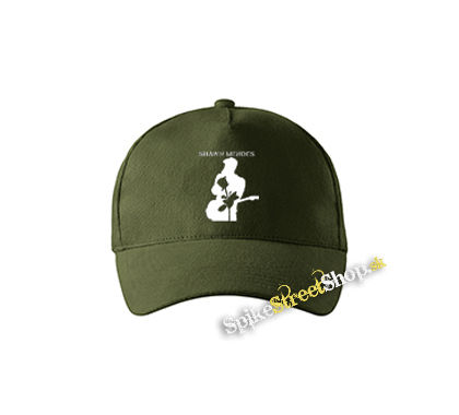 SHAWN MENDES - Rose Portrait - zelená šiltovka vo farbe "military green"