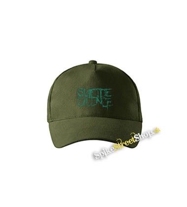 SUICIDE SILENCE - zelená šiltovka vo farbe "military green"