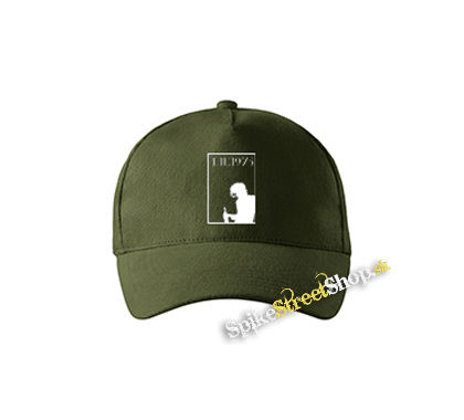 THE 1975 - Matty Wine Silhouette - zelená šiltovka vo farbe "military green"