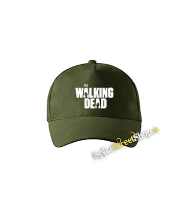 THE WALKING DEAD - Logo - zelená šiltovka vo farbe "military green"