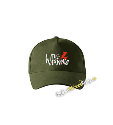 THE WARNING - Logo - zelená šiltovka vo farbe "military green"