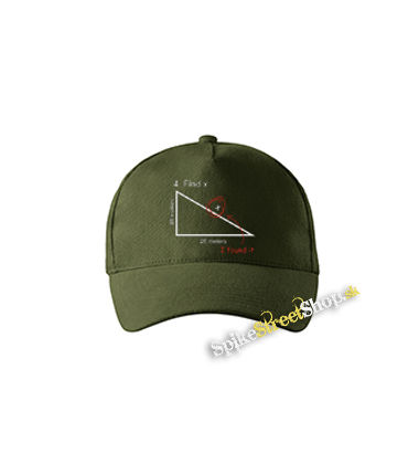 TOM HOLLAND - Find X - zelená šiltovka vo farbe "military green"