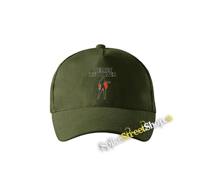 VELVET REVOLVER - Logo - zelená šiltovka vo farbe "military green"