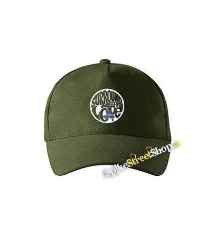 WOODSTOCK - Surround Yourself With Love - zelená šiltovka vo farbe "military green"